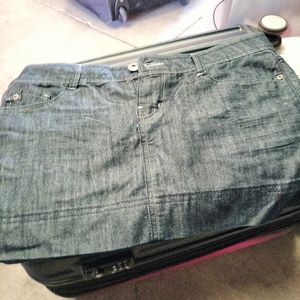 Size 7 Jean mini skirt dark denim